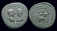 Ancient Coins - Moesia Inferior Marcianopoli Gordian III and Tranquillina AE pentassarion