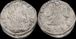 World Coins - Italy Sicily Messina Philip III of Spain AR 4 tari 1612