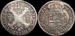 World Coins - Southern Netherlands Flanders Karel II patagon 1694 Brugge mint