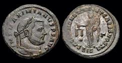 Ancient Coins - Maximian Herculius AE follis Moneta standing left