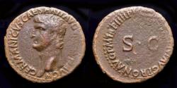 Ancient Coins - Germanicus AE As legend around S C