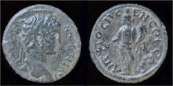 Ancient Coins - Pisidia Caracalla AE22 Tyche standing left