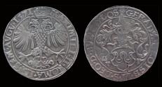 World Coins - Southern Netherlands Liege Gerard van Groesbeeck rijksdaalder 1571