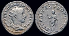 Ancient Coins - Gordian III AR antoninianus  Securitas standing left
