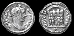 Ancient Coins - Galerius AR argenteus