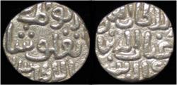 Ancient Coins - India Delhi Sultanats Ghiyath al-Din AR jital (four gani)