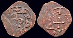 World Coins - Crusader Principality of Antioch Bohémond IV AE pougeoise