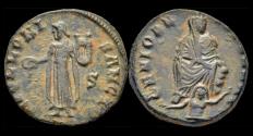 Ancient Coins - Anonymous Pagan civic coinage under Maximinus II Daia AE follis