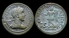 Ancient Coins - Pisidia  Antioch Gordian III AE medallion Victory advanding left
