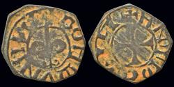 World Coins - Crusader Principality of Antioch Bohémond IV-V AE pougeoise