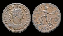 Ancient Coins - Aurelian AE antoninianus Sol and 2 captives