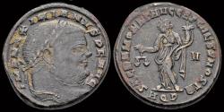 Ancient Coins - Maximianus AE follis Moneta standing front