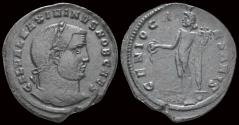 Ancient Coins - Maximinus II Daia , as Caesar AE follis Genius standing left