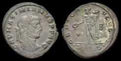 Ancient Coins - Maximian Herculius AE follis Genius standing left
