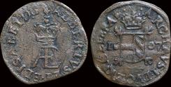 World Coins - Southern Netherlands Brabant  Albrecht & Isabella double denier (penning)