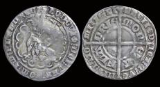 World Coins - Southern Netherlands Flanders Lodewijk II van Male groot botdrager no date