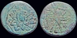 Ancient Coins - Pontos Amisos AE21 Nike standing facing