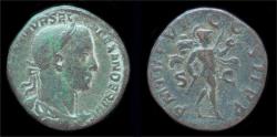 Ancient Coins - Severus Alexander sestertius Mars walking right