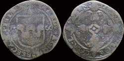 World Coins - Southern Netherlands Liege Gerard van Groesbeek brûlé van 6 sols 1566