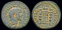 Ancient Coins - Pisidia Antioch Philip I AE25 aquila between two signa