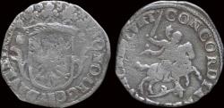 World Coins - Netherlands Stad Deventer rijderschelling 1685 over 1684