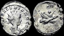 Ancient Coins - Divus Valerian II AR antoninianus Consecratio