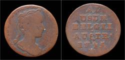 World Coins - Austrian Netherlands Brabant Maria-Theresia 1 oord (liard)1745