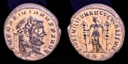 Ancient Coins - Maximian Herculius, as Augustus AE follis Fides with standard