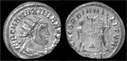 Ancient Coins - Maximian silvered antoninianus Maximian standing right
