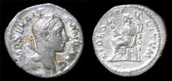 Ancient Coins - Severus Alexander AR denarius Fides seated left