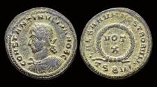 Ancient Coins - Constantine II AE follis wreath