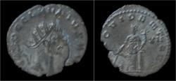 Ancient Coins - Claudius II Gothicus billon antoninianus Providentia standing left