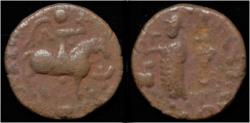 Ancient Coins - Indo-Scythian Kingdom Azes billon drachm