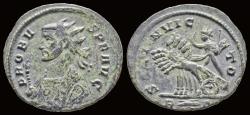 Ancient Coins - Probus AE antoninianus Sol in galloping quadriga left