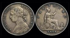 World Coins - Great Britain Victoria farthing 1878