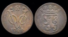 World Coins - Netherlands Westfriesland  duit 1792