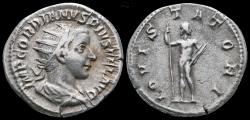 Ancient Coins - Gordian III AR antoninianus Jupiter standing facing
