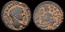 Ancient Coins - Seleucis and Pieria Antioch Elagabalus AE tetrassarion Tyche seated right