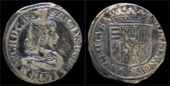 World Coins - France Duchy of Lorraine Charles IV teston 1632 Nancy mint.