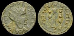 Ancient Coins - Pisidia Antioch Volusian AE23 vexillum between two standards