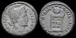 Ancient Coins - Constantine I AE follis altar inscribed in three lines