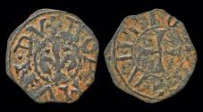 World Coins - Crusader Principality of Antioch Bohémond IV-V AE pougeoise