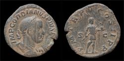 Ancient Coins - Gordian III AE sestertius Emperor standing right