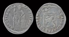 World Coins - Netherlands Verenigde Provinciën Overijssel 1 gulden 1721