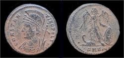 Ancient Coins - Constantine I bronze centenionalis Victory left on prow