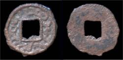 Ancient Coins - Semirech'e Tukhuses AE cash