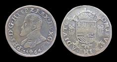 World Coins - Netherlands Hertogdom Gelre Filips II 1/2 filipsdaalder 1564 Nijmegen mint