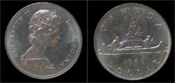 World Coins - Canada 1 dollar 1968- voyageur