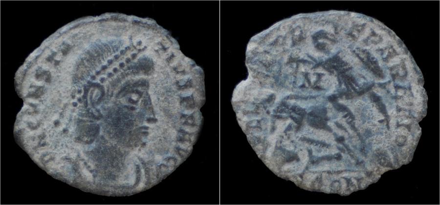 Ancient Coins - Constantius II AE17.