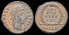 Ancient Coins - Constans AE follis legend in wreath